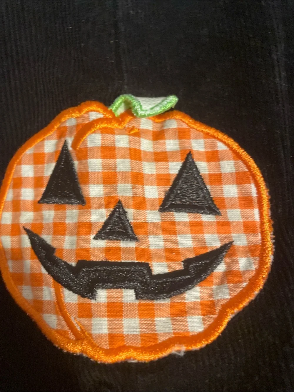 Kids Black Pumpkin Overalls Costume - Mud Pie - 0986